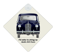 Austin A40 Devon 1949-52 Car Window Hanging Sign